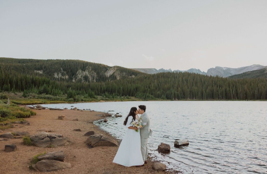 couple getting married at Brainard Lake