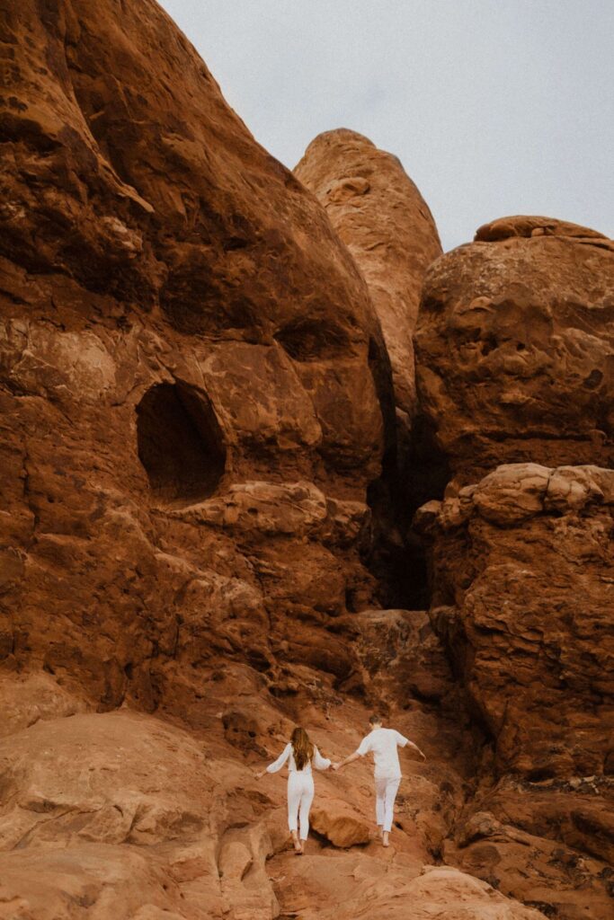 Couple at Arches National Park